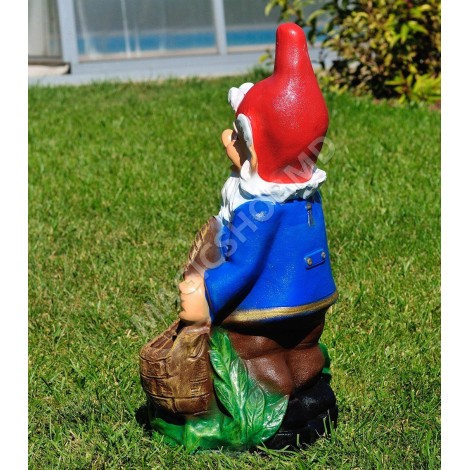 Садово-парковая фигура Cera Гном с корзиной б/ф